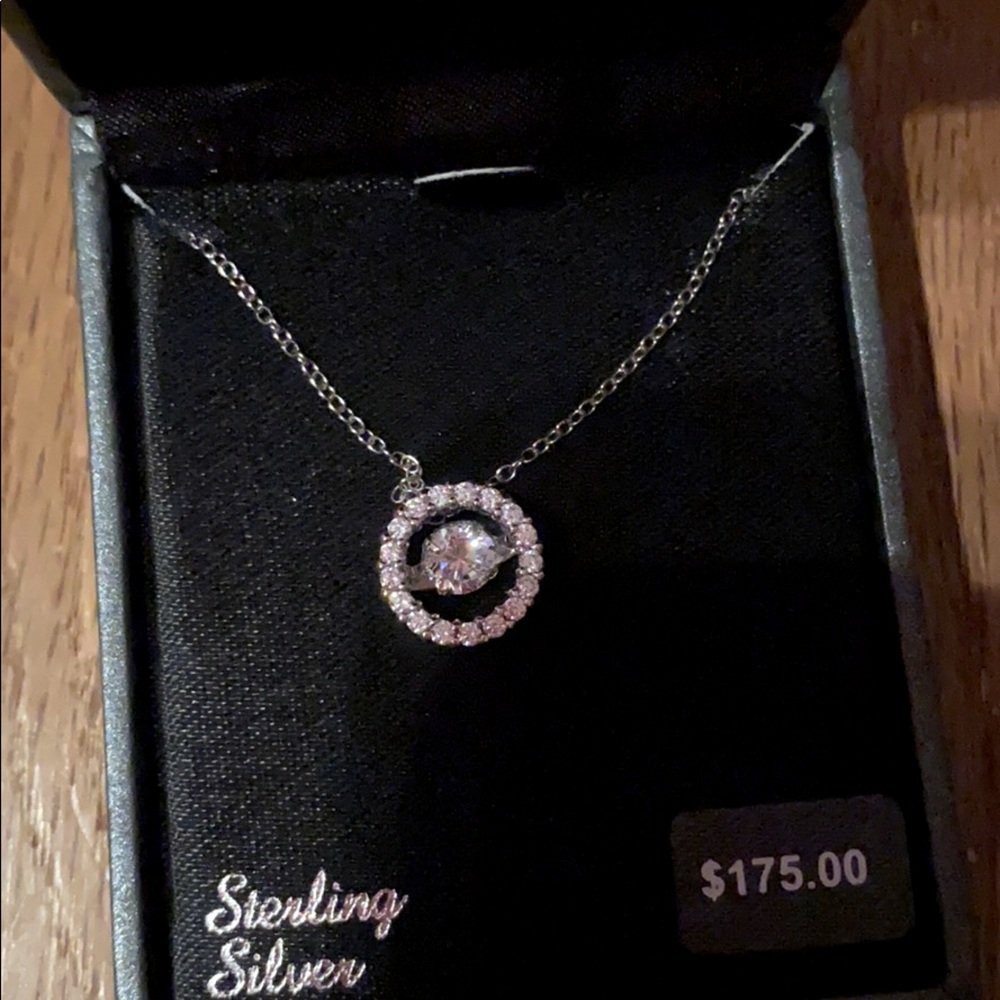 Cubic zirconia necklace